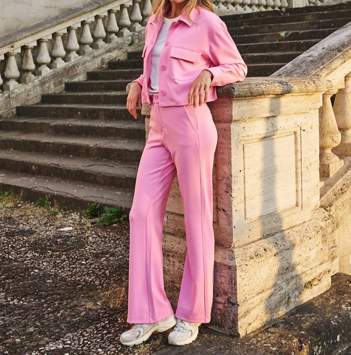 Esqualo - Comfortable Structured Trousers