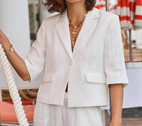 Esqualo - Crushed Cropped Jacket