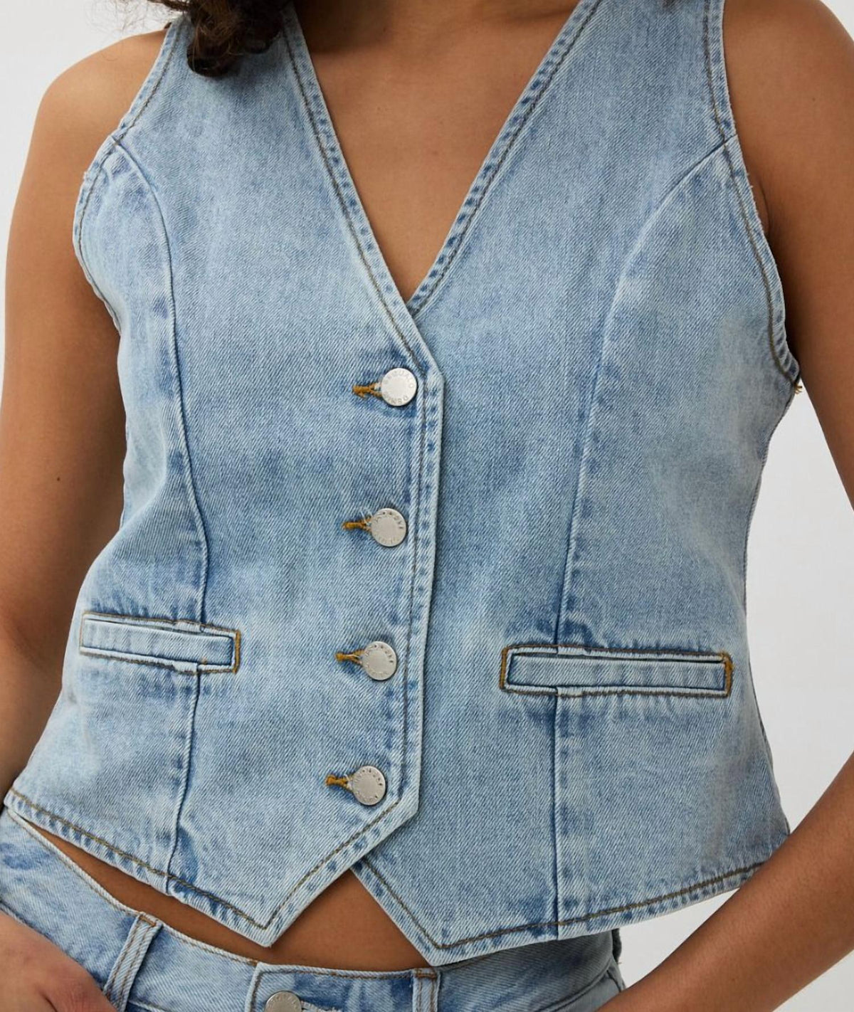Esqualo - Denim Vest