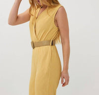Esqualo - Fancy Crinkle Wide Leg Jumpsuit - clothing - jumpsuits - pants