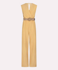 Esqualo - Fancy Crinkle Wide Leg Jumpsuit - clothing - jumpsuits - pants