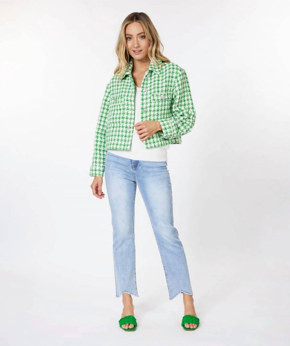 Esqualo - Gera Big Houndstooth Jacket