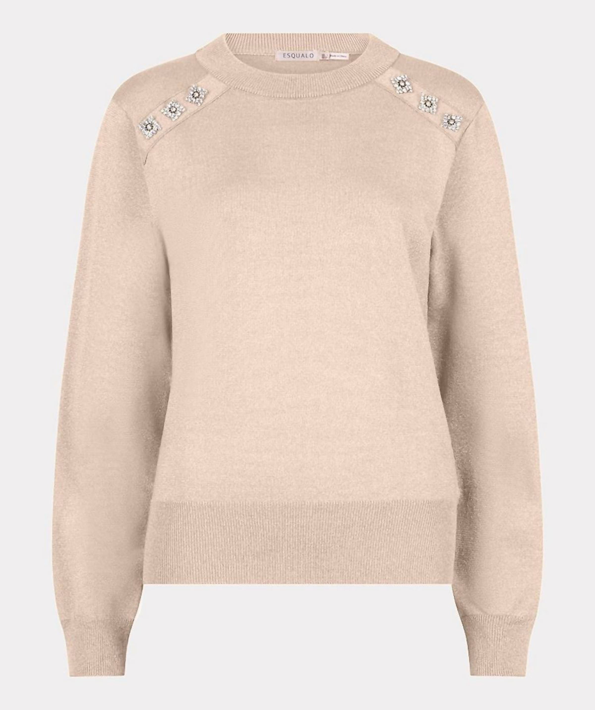 Esqualo - Women's Lurex round neck sweater