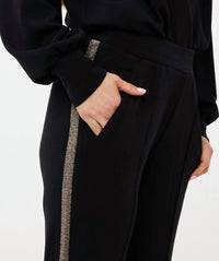 Esqualo - Lurex Tape Modal Pant