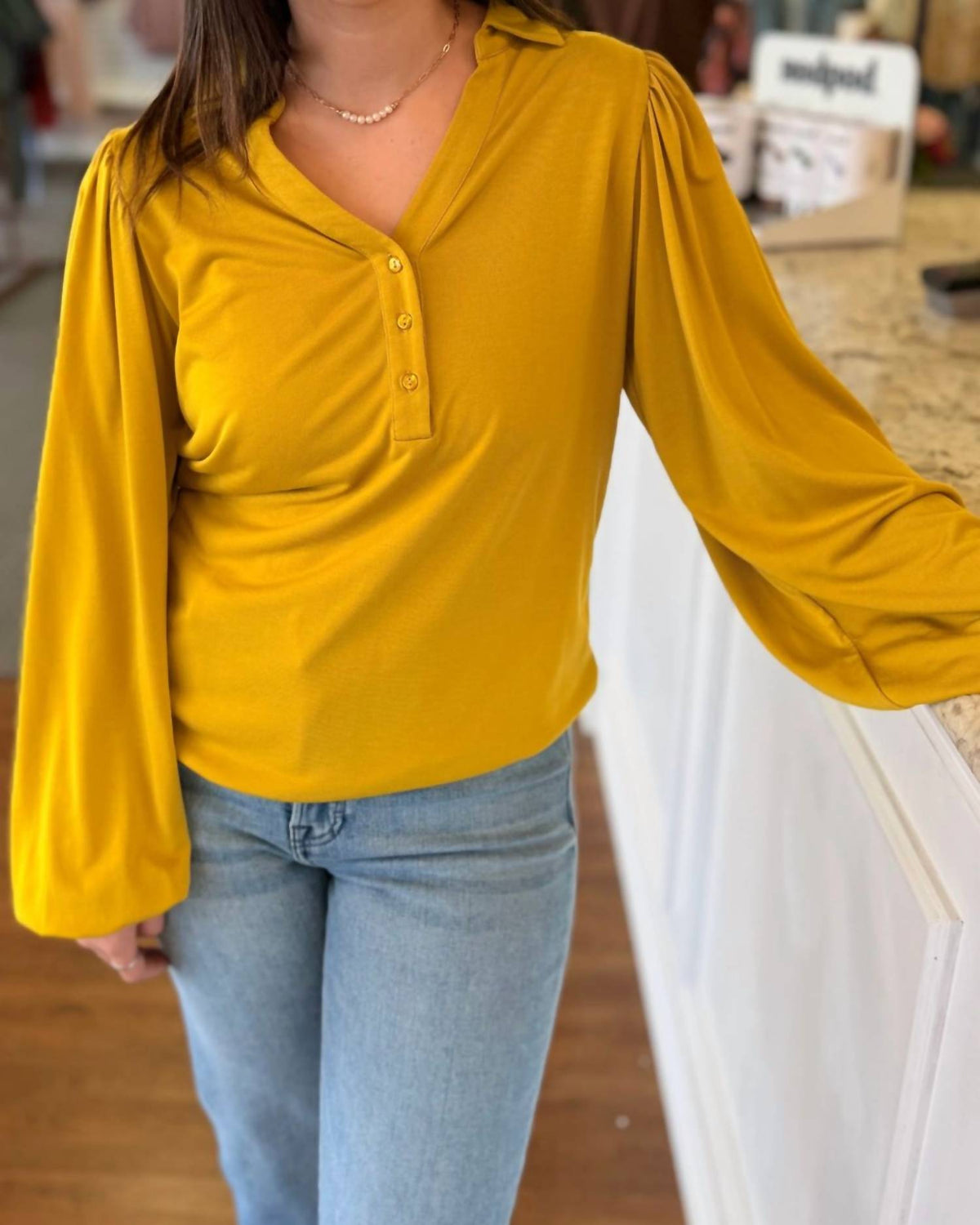 Esqualo - Meredith Collared Blouse