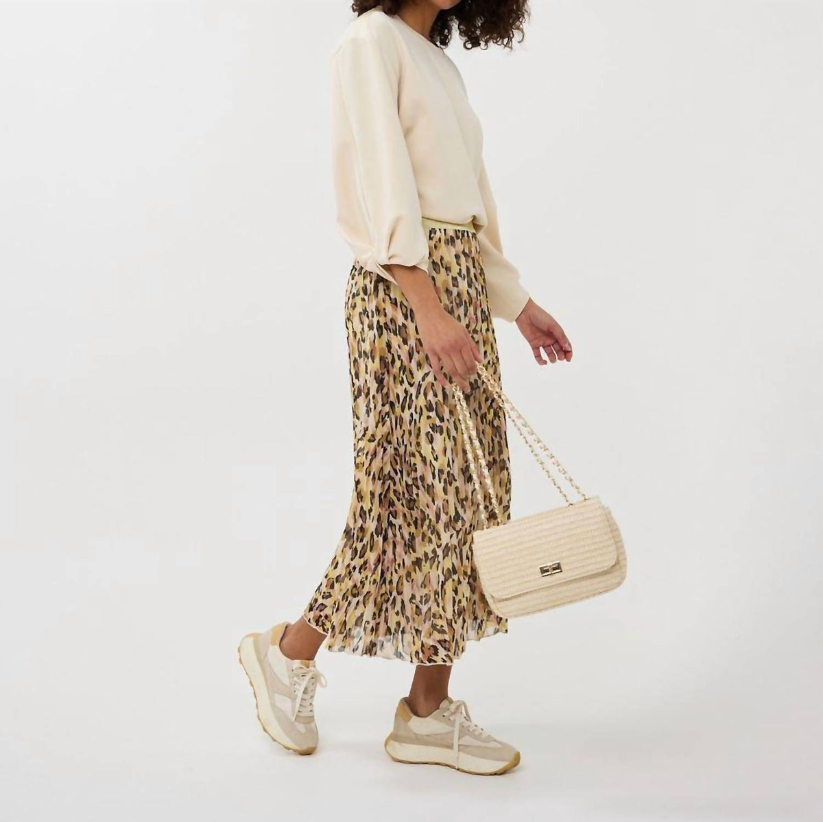 Esqualo - Women's Straw Shoulder Bag