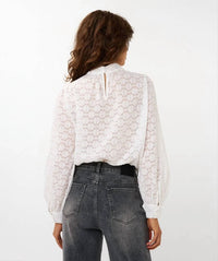 Esqualo - Tiril Turtleneck Plumetis Blouse