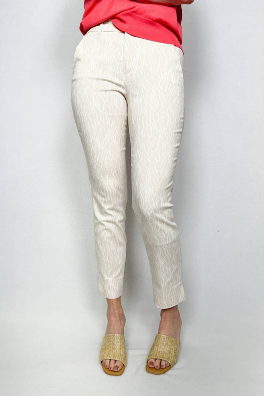 Esqualo - Zebra Trousers - animal - beige - clothing