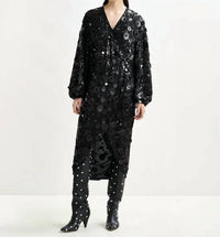 Essentiel Antwerp - Ishine Sequin Wrap Dress