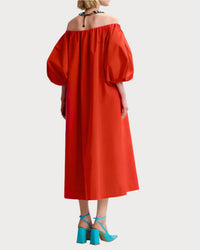 Essentiel Antwerp - Off Shoulder Midi Dress - clothing - dresses - midi