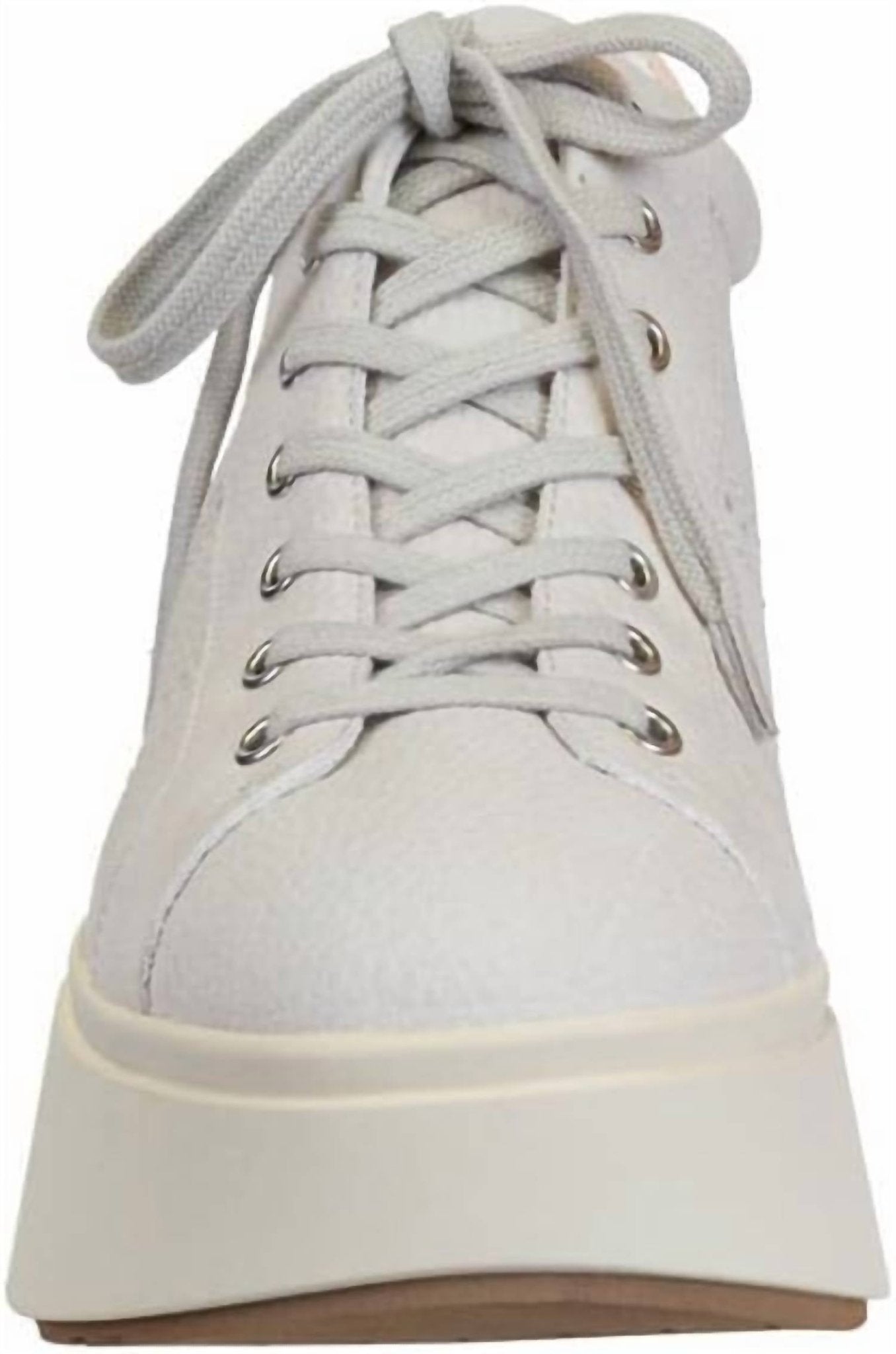 Essex Classics - Women's Platform High Top Sneakers - shoes - sneakers - white