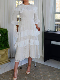 Esteem Couture - Naomi Eyelet Lace Blouse