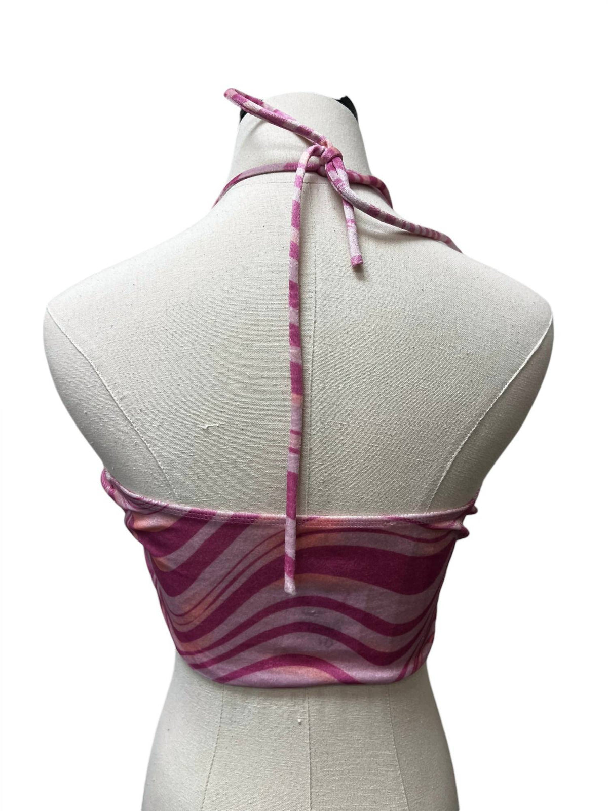 Et Clet - RETRO TIE CROP TOP