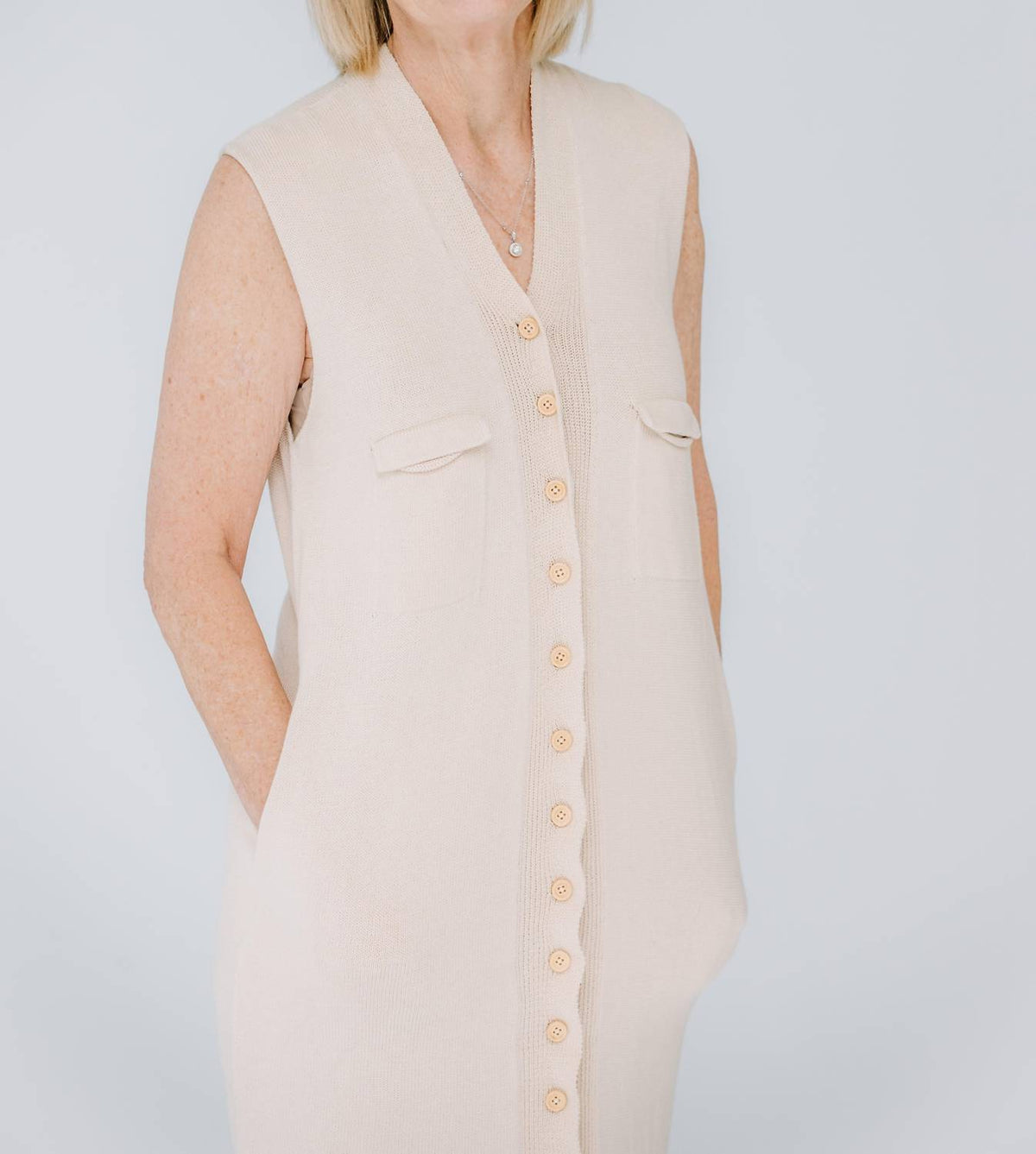 Été Noir - Button Up Mini Dress