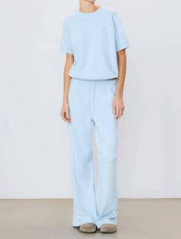 Eterne - Drawstring Wide Leg Sweatpant