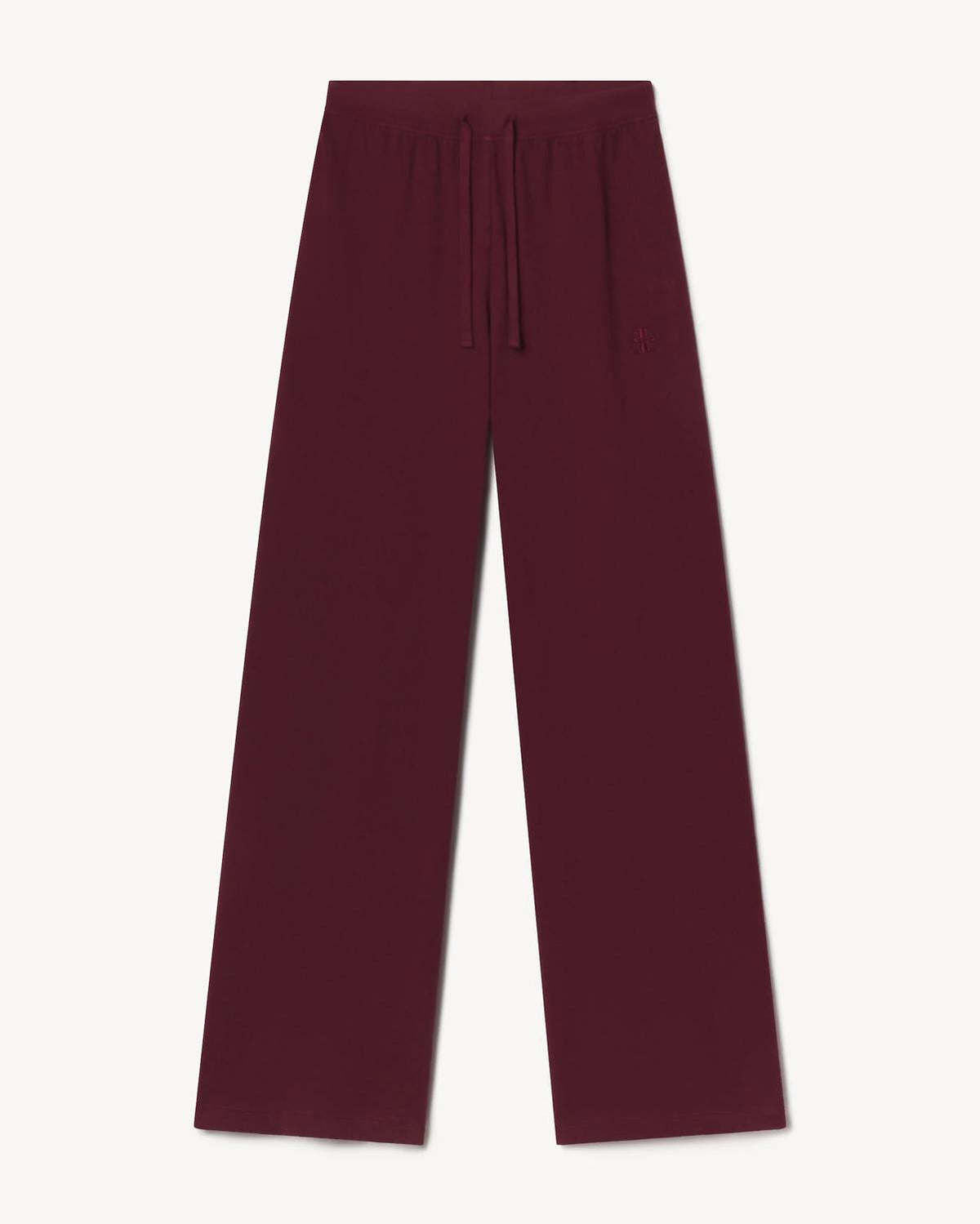 Eterne - Drawstring Wide Leg Sweatpants
