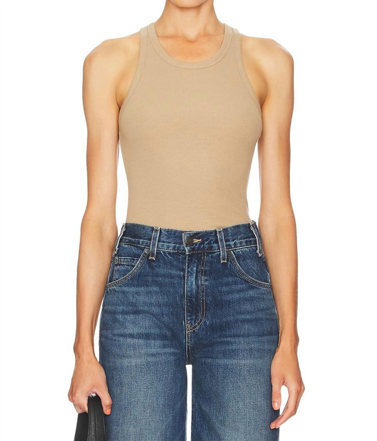 Eterne - High Neck Fitted Tank Top