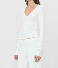 Eterne - Long Sleeve V-neck Top