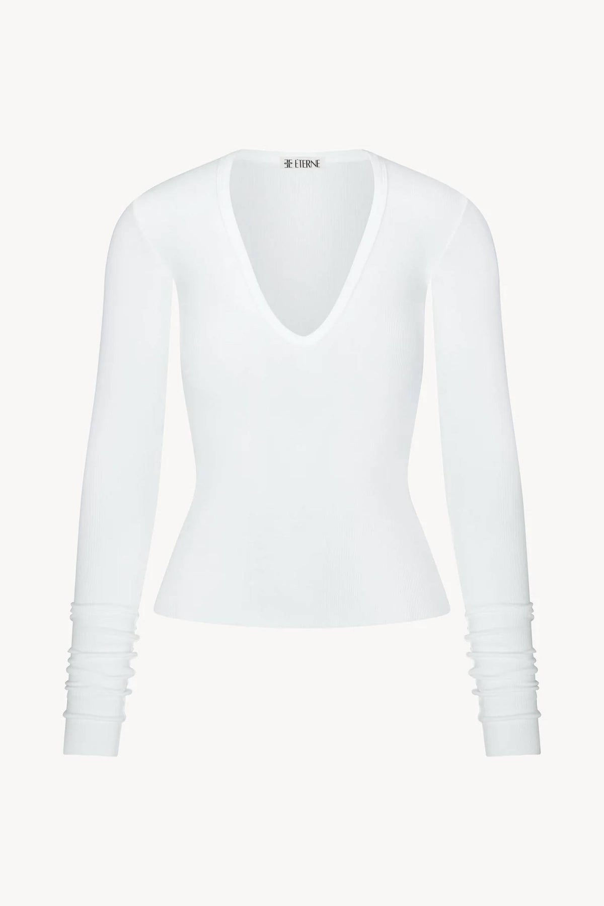 Eterne - Long Sleeve V-neck Top