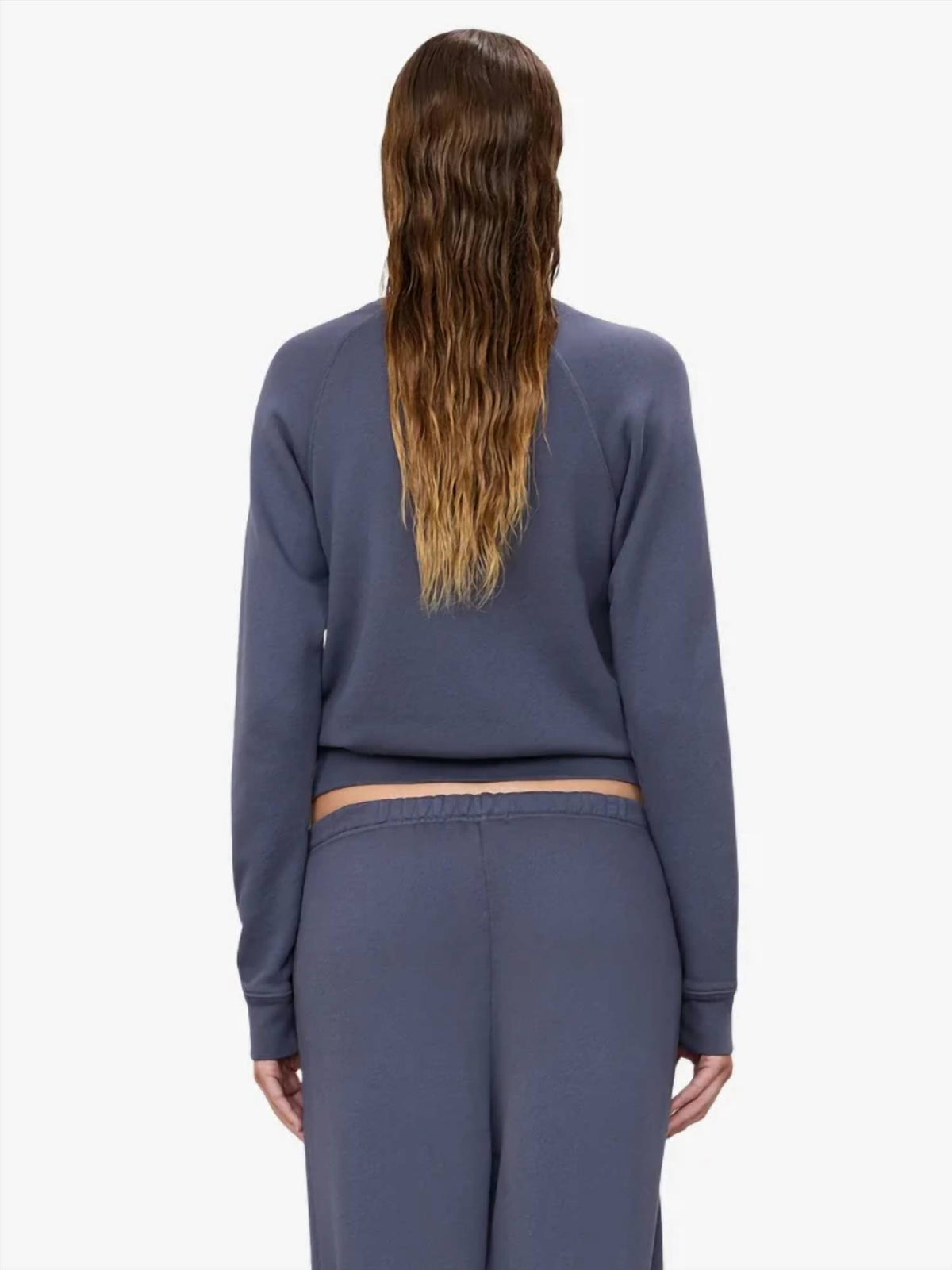 Eterne - Shrunken V-stitch Raglan Sweatshirt