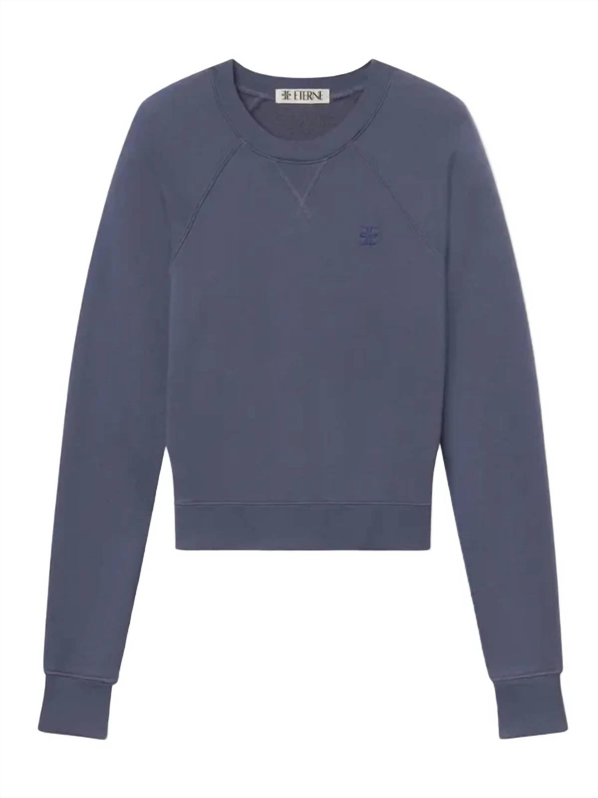 Eterne - Shrunken V-stitch Raglan Sweatshirt