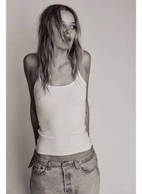 Eterne - Thin Strap Fitted Tank Top