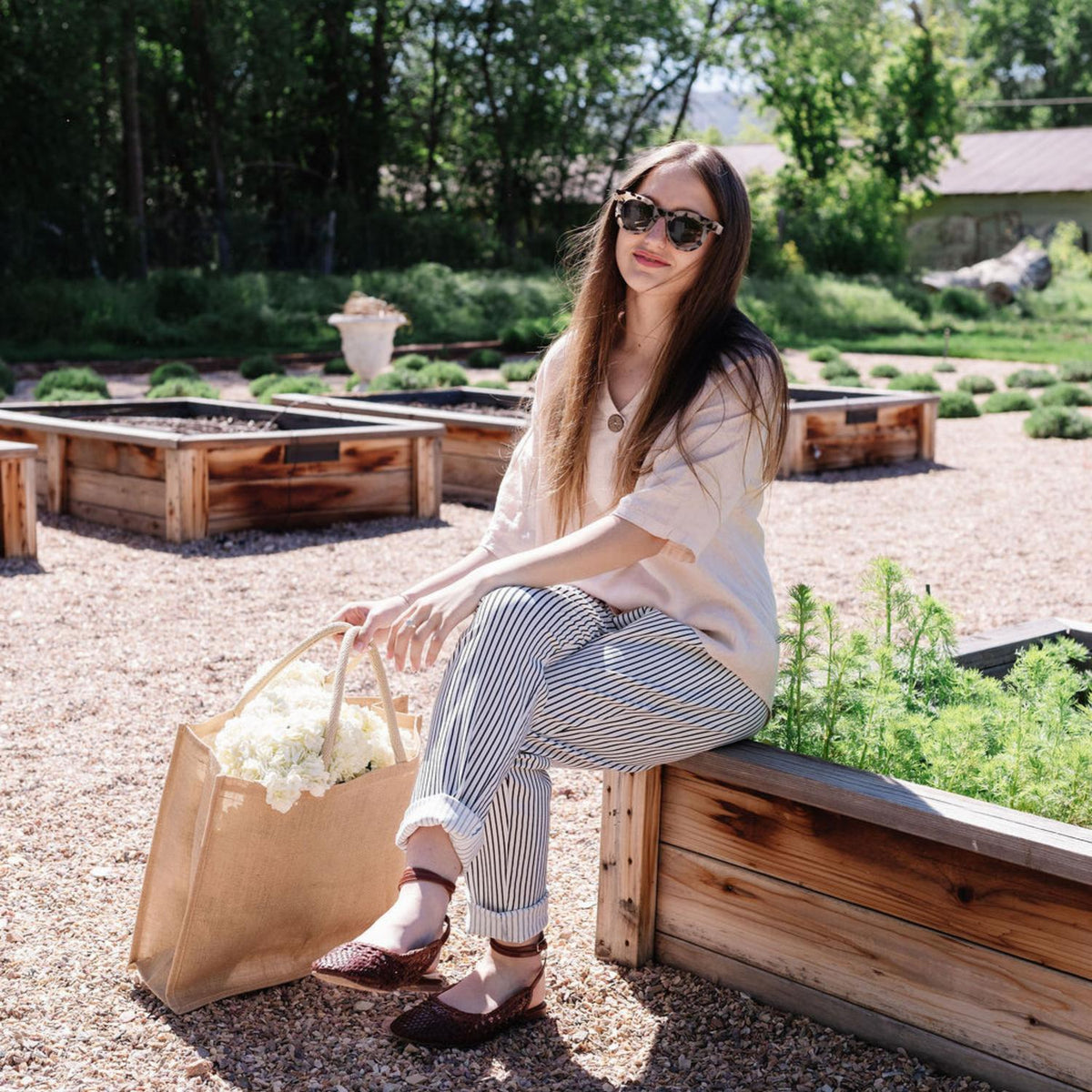 Eternelle - Parisian Stripe Pants
