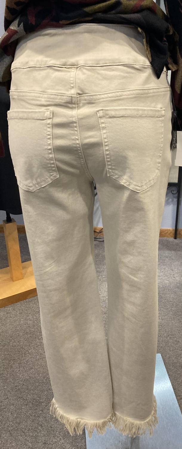 Ethyl - Pull on ankle pants