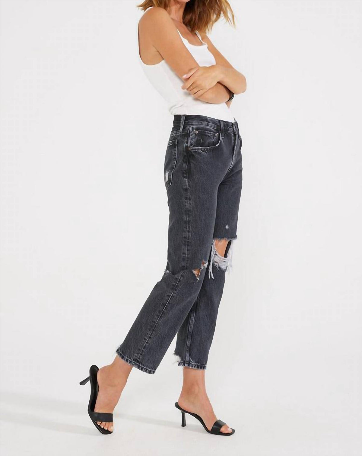 Etica - Rhea Midrise Straight Crop