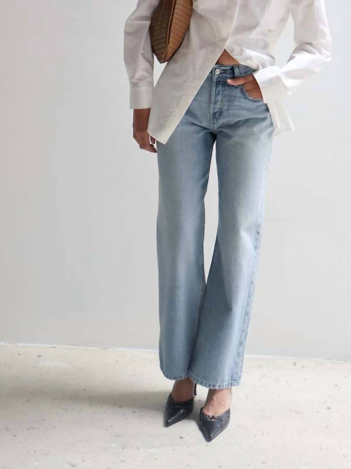 Etica - Stanton Relaxed Wide Leg Jeans
