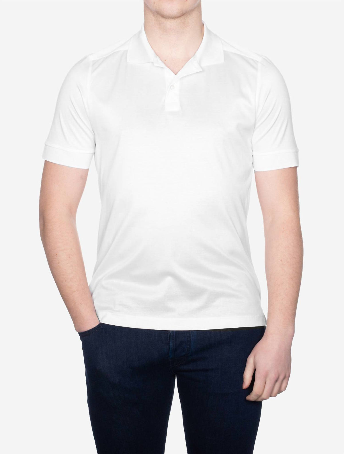 Eton - Two Button Short Sleeve Polo