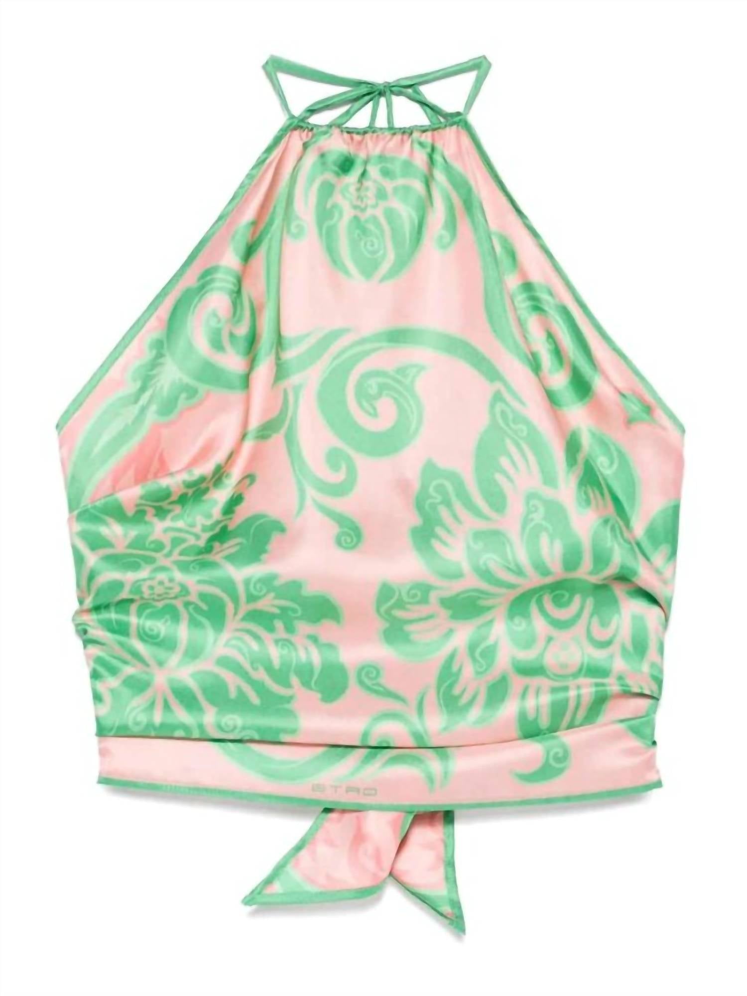 Etro - Foulard Top - camisoles - clothing - floral