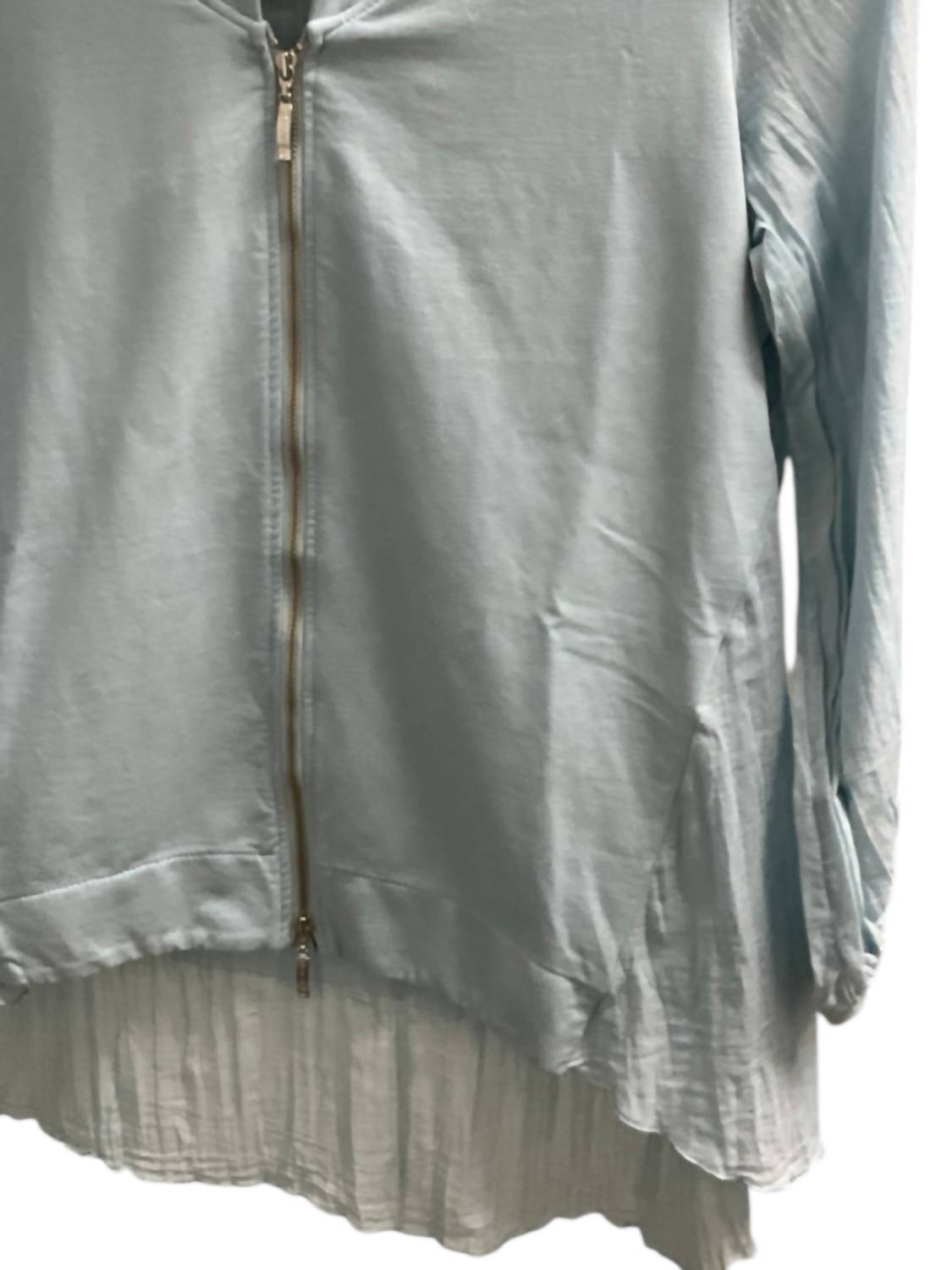 European Culture - Women's Zip Up Hooded Jacket - blue - clothing - hoodies