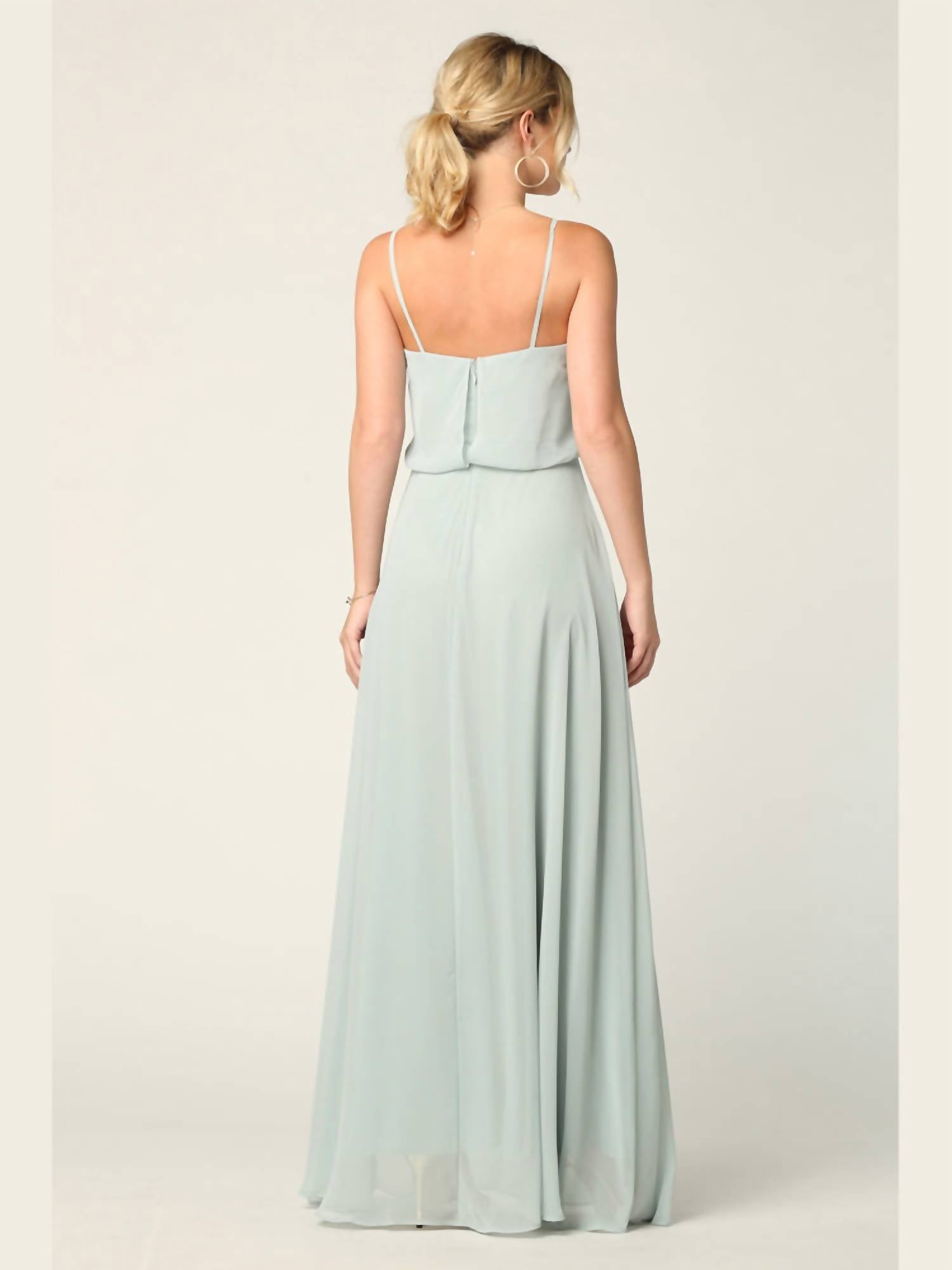 Eva - Albi Chiffon Gown Dress - clothing - dresses - green