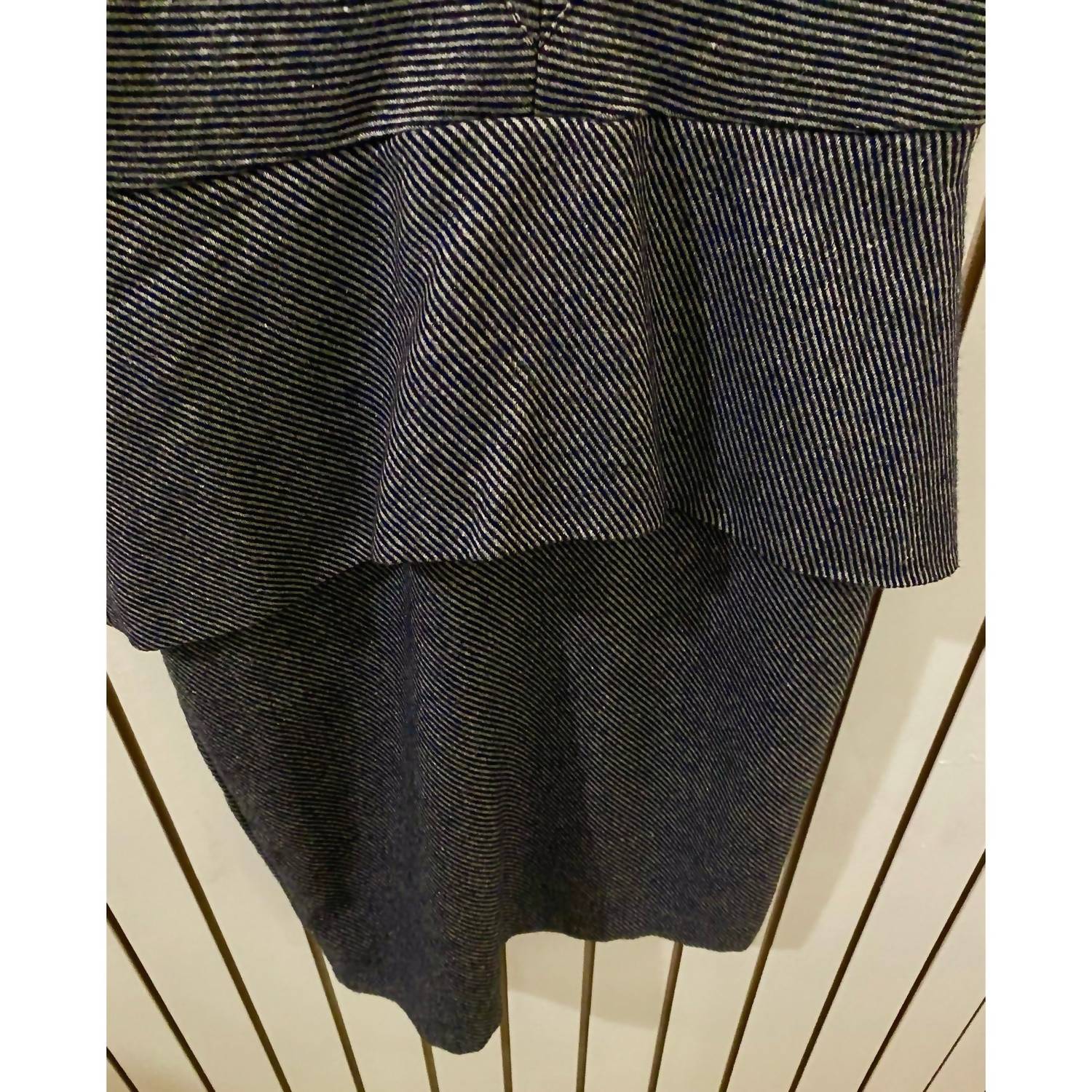 Eva Franco - Women's Pinstripe Dress - clothing - dresses - grey