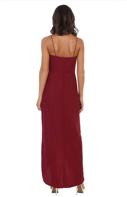 Eva - Marseille Chiffon Spaghetti Strap Evening Dress - clothing - dresses - prom