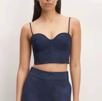Everlane - The Structured Cotton Bustier Top