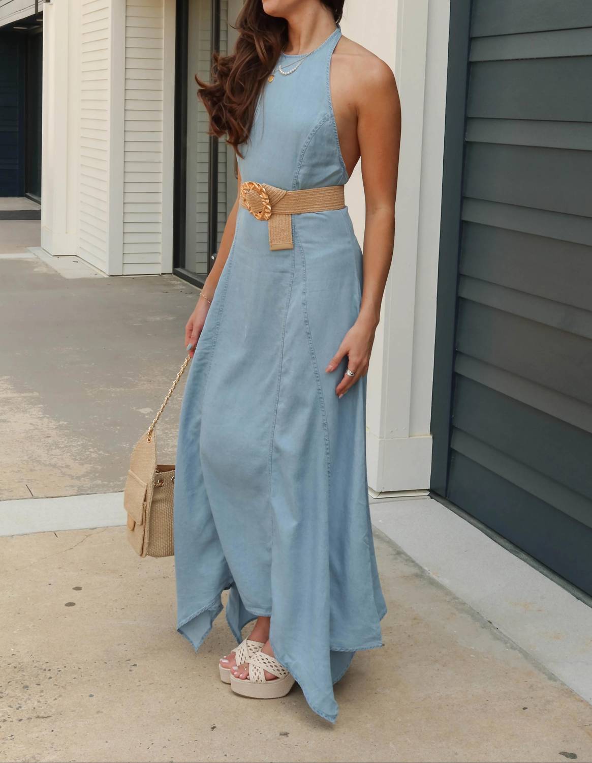 Everleigh - Mabel Halter Maxi Dress