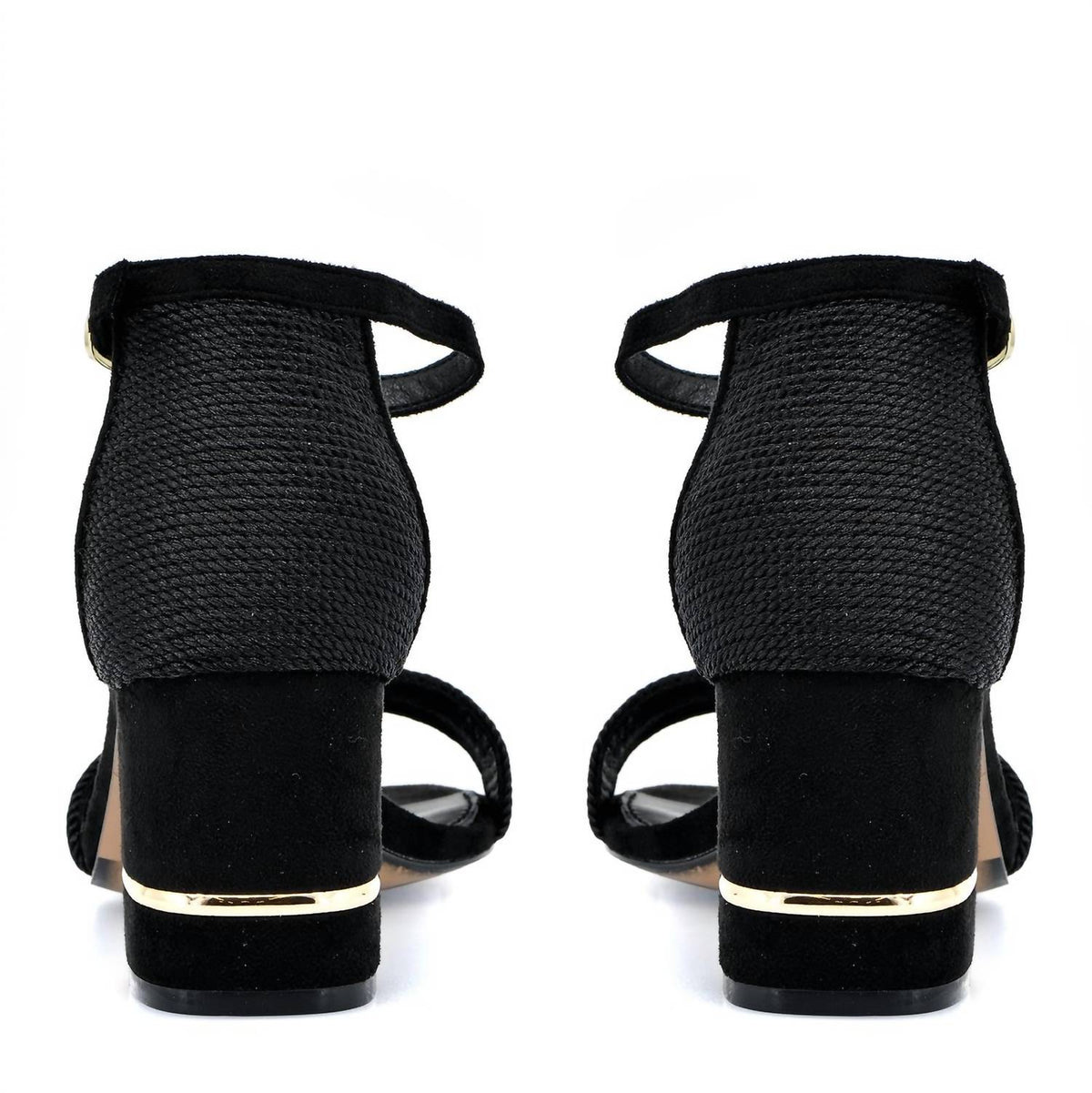 Exe - Women's Ankle Strap Mid Heel Sandal
