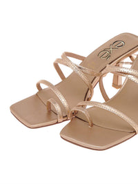 Exe - Women's Cindy 672 Low Heel Strap Sandal