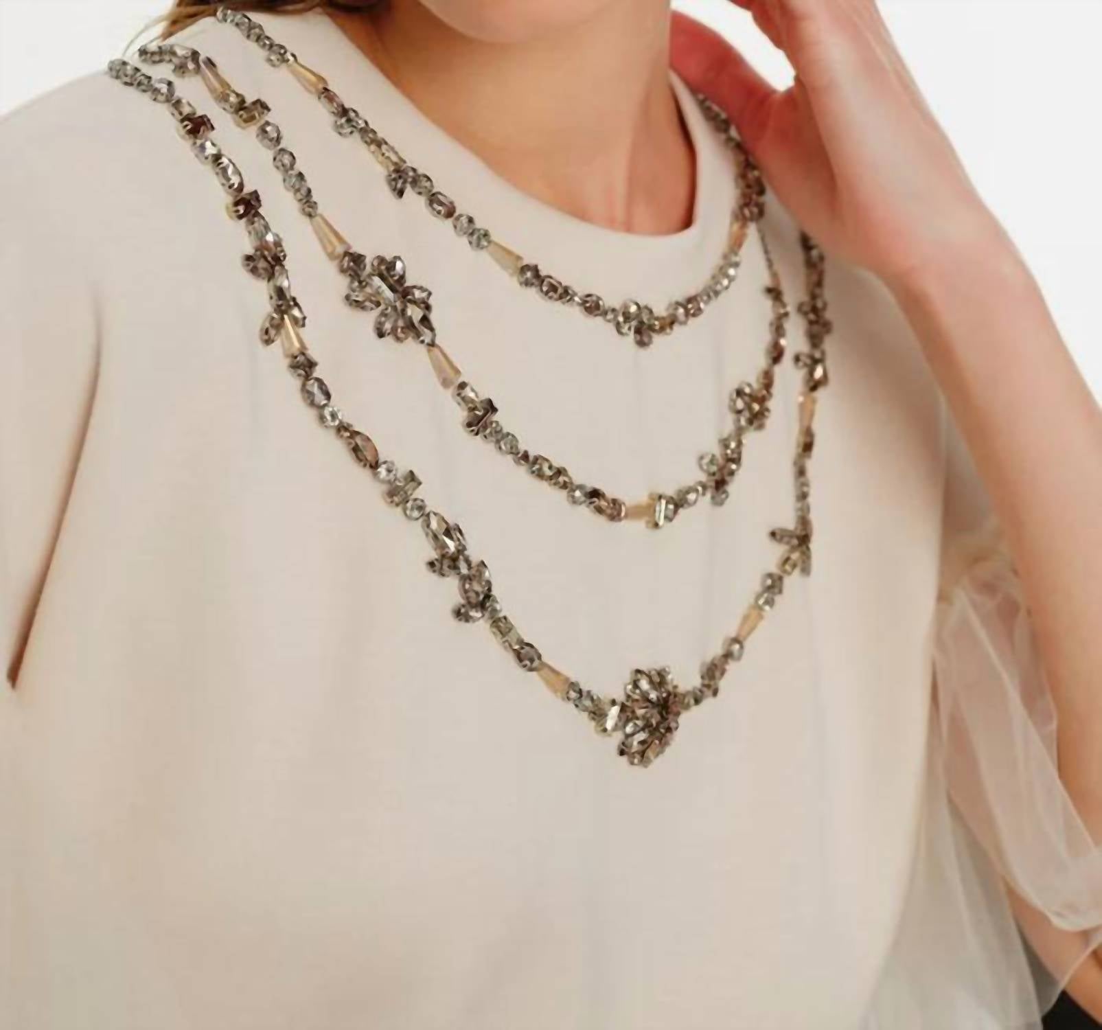 Exquise - Beaded Tulle Knitted Dress - clothing - collection:Graddresses(Auto) - dresses