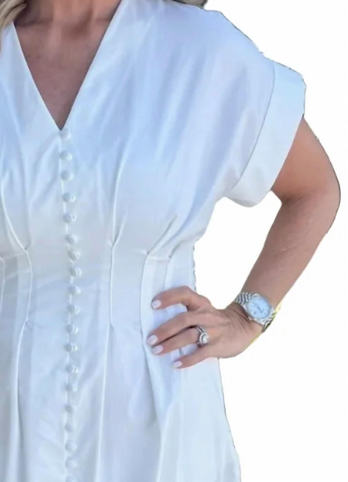 Exquise - Emrick Button Down Midi Dress