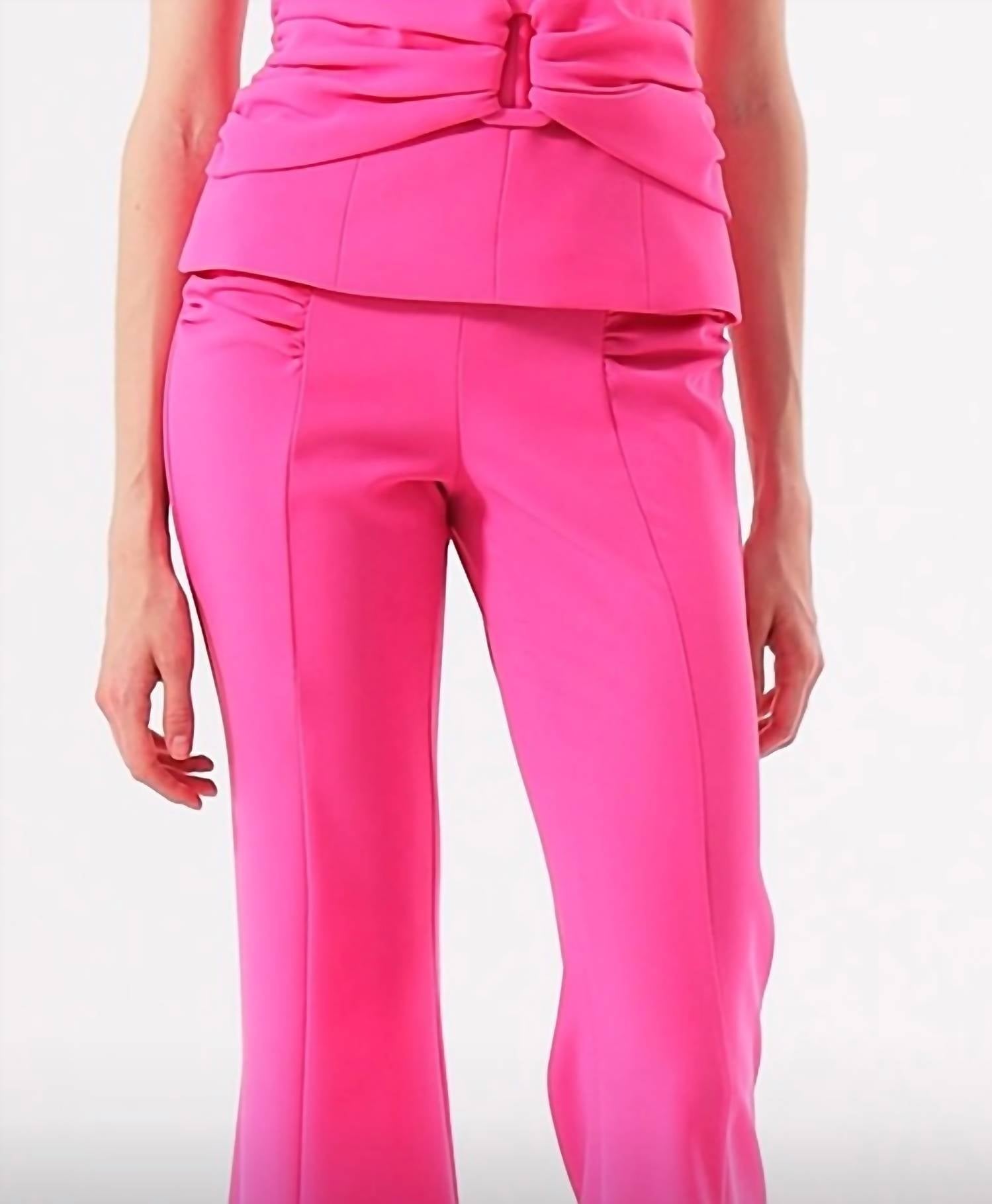 Exquise - Flared Leg Crepe Trousers - boot - cut - clothing - flare