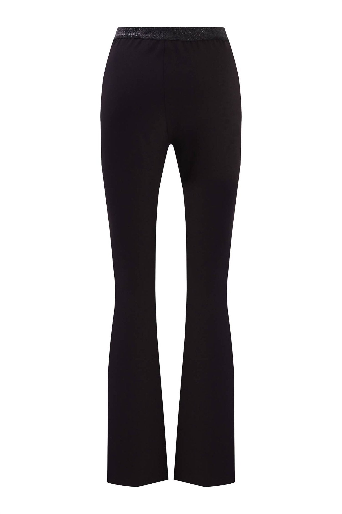 Exquise - High Waist Slim Fit Trousers - black - clothing - pants