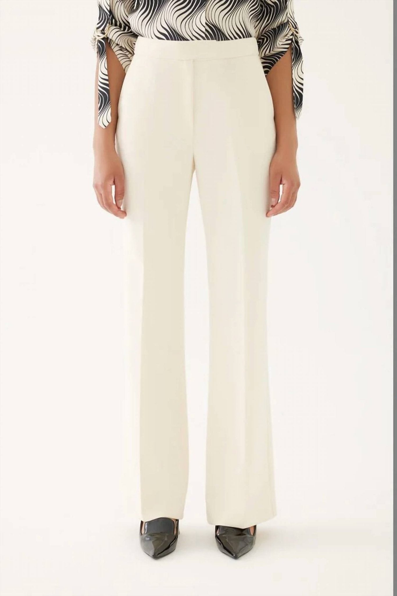 Exquise - High Waist Trousers - clothing - pants - polyester