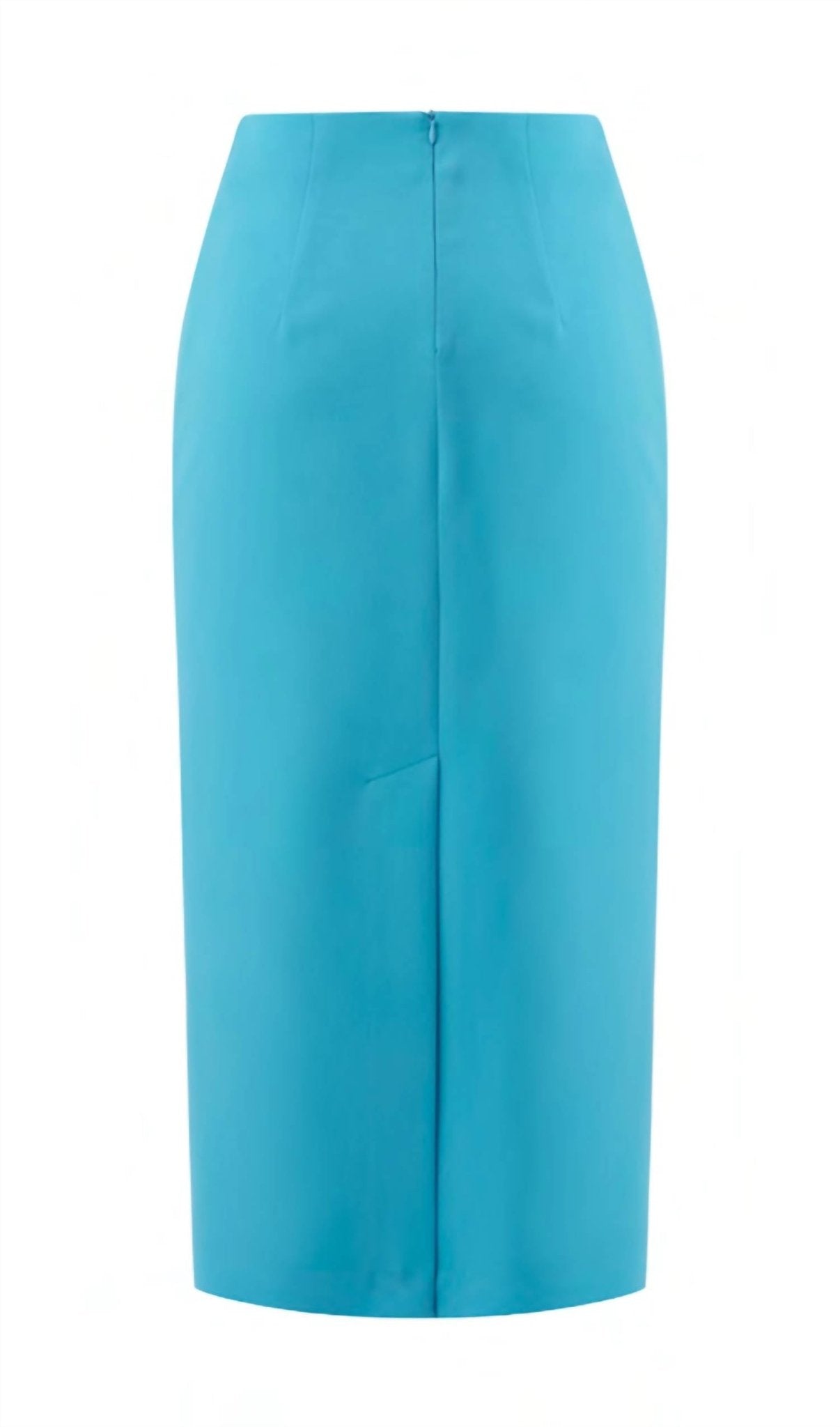Exquise - Midi - length Crepe Skirt - blue - clothing - pencil
