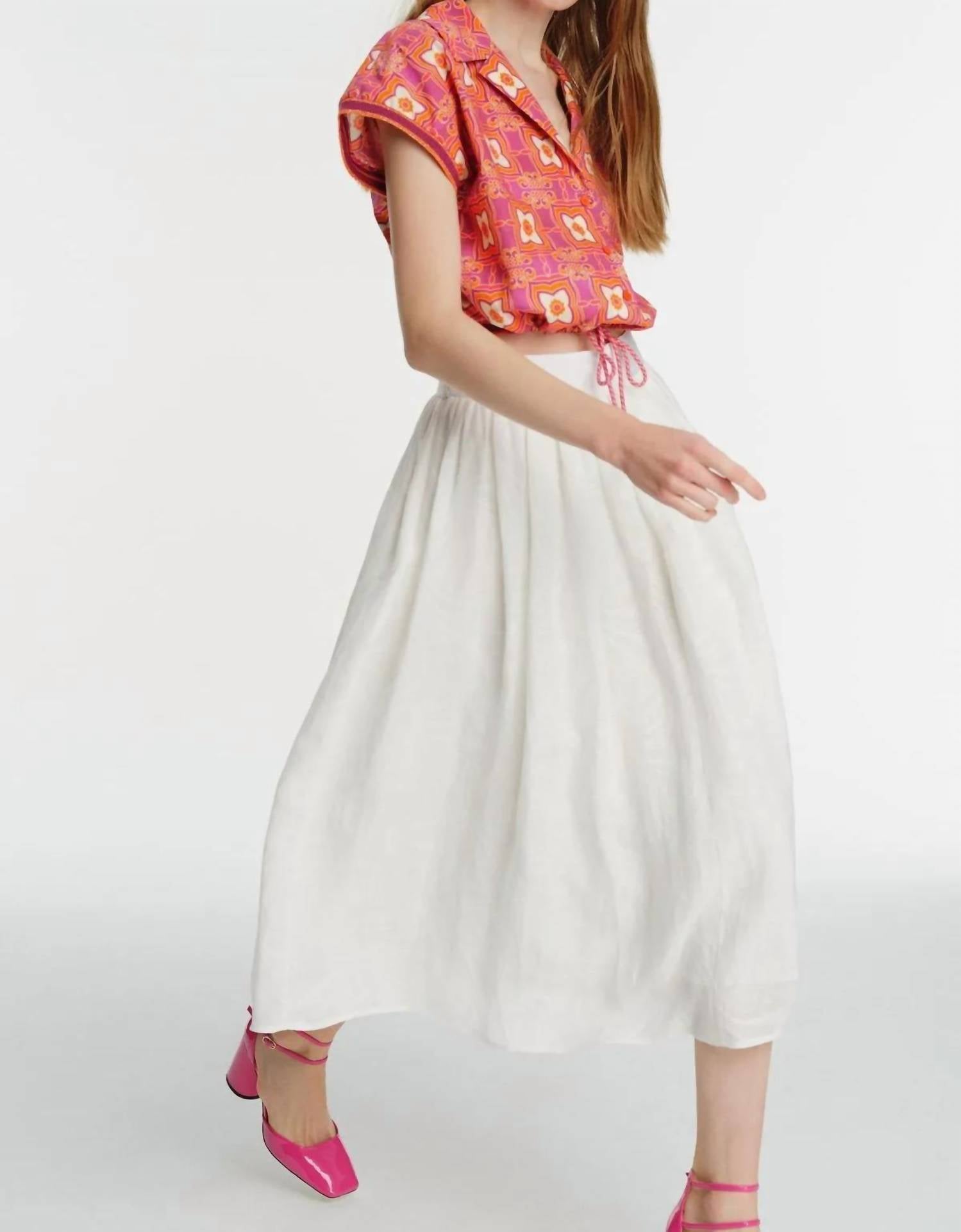 Exquise - Patterned Low Sleeve Shirt - button - down - shirts - clothing - cotton