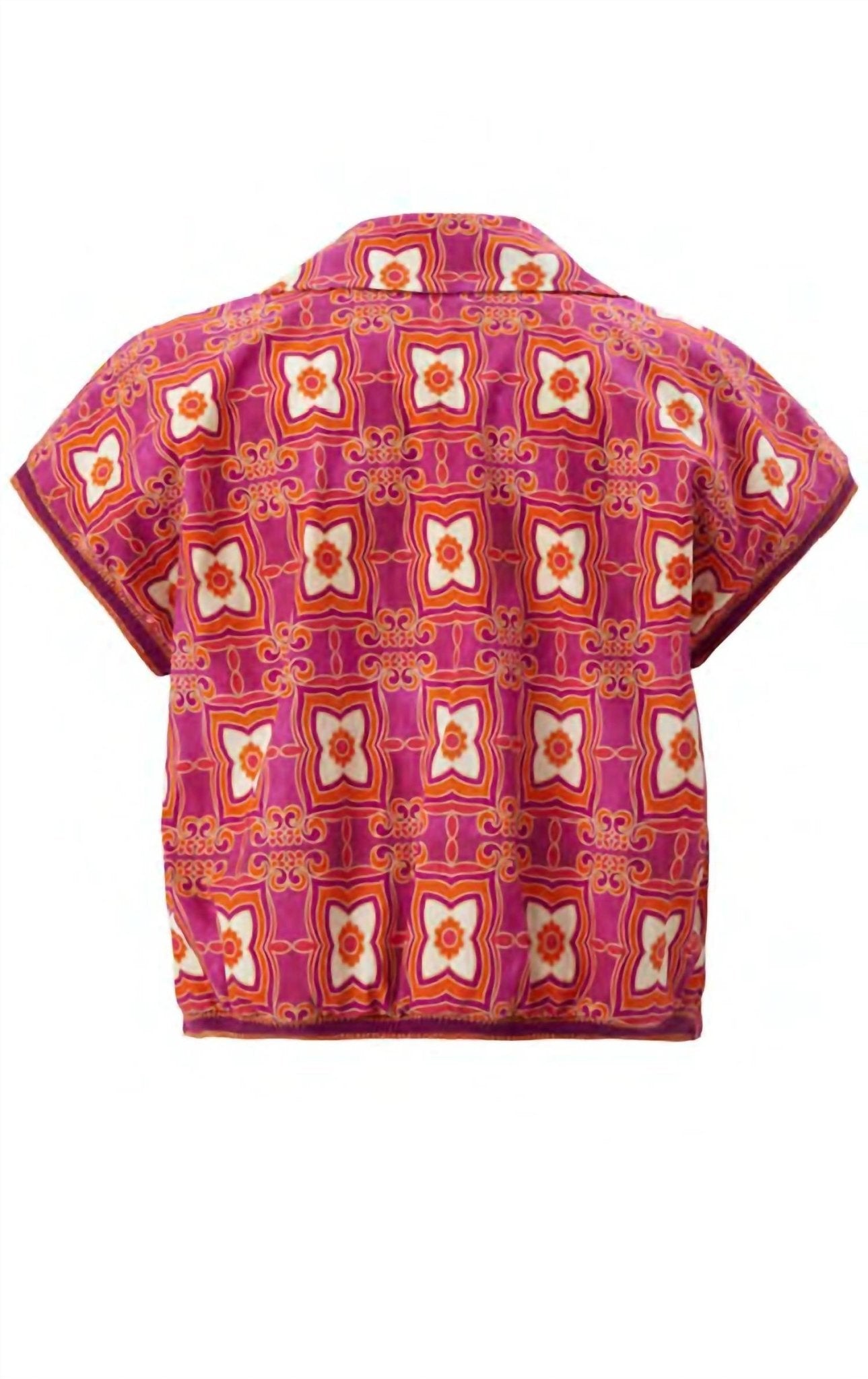 Exquise - Patterned Low Sleeve Shirt - button - down - shirts - clothing - cotton