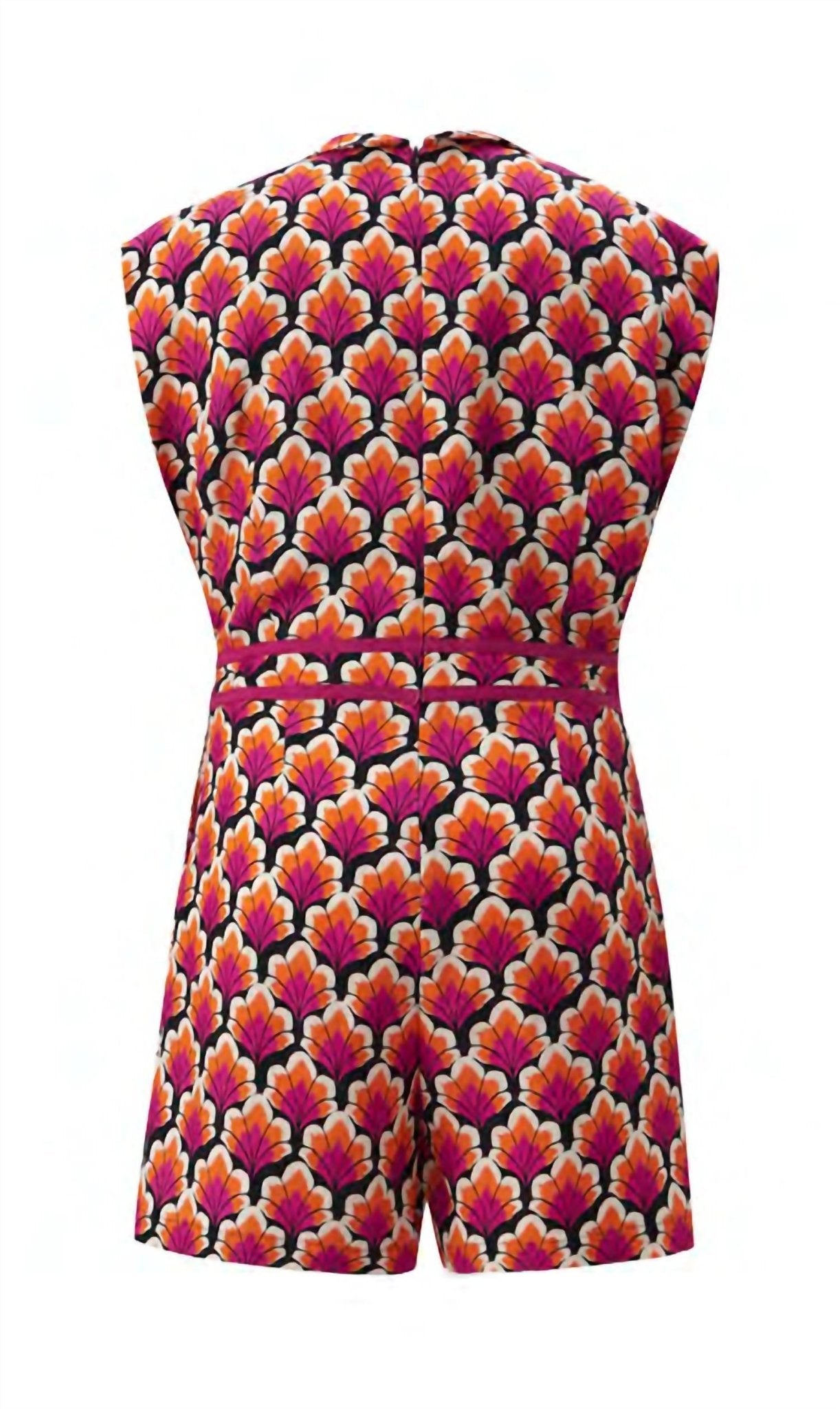 Exquise - Patterned Romper - black - clothing - jumpsuits