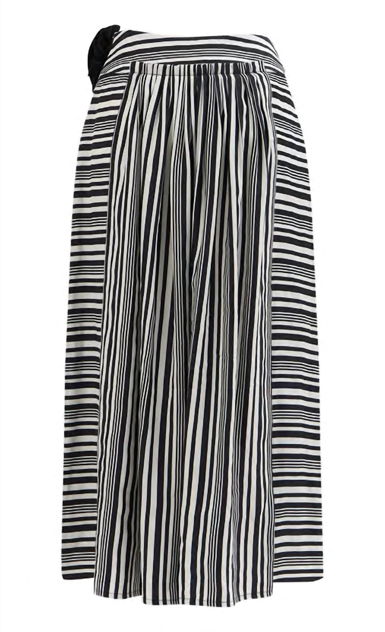 Exquise - Pleated Midi Skirt - black - clothing - knee - length - skirts